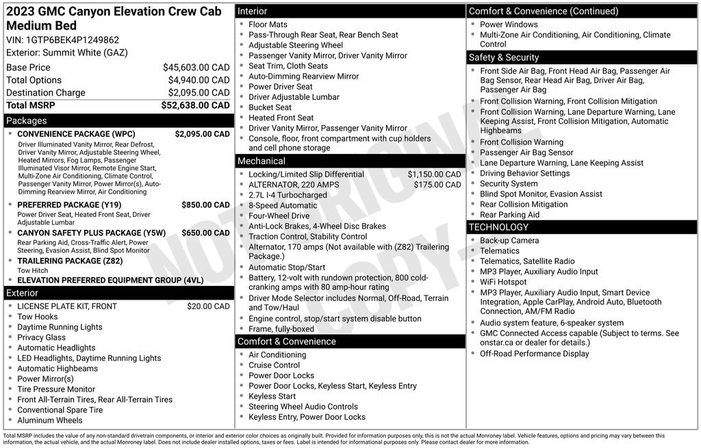 Certified Used 2023 White GMC Elevation image 28
