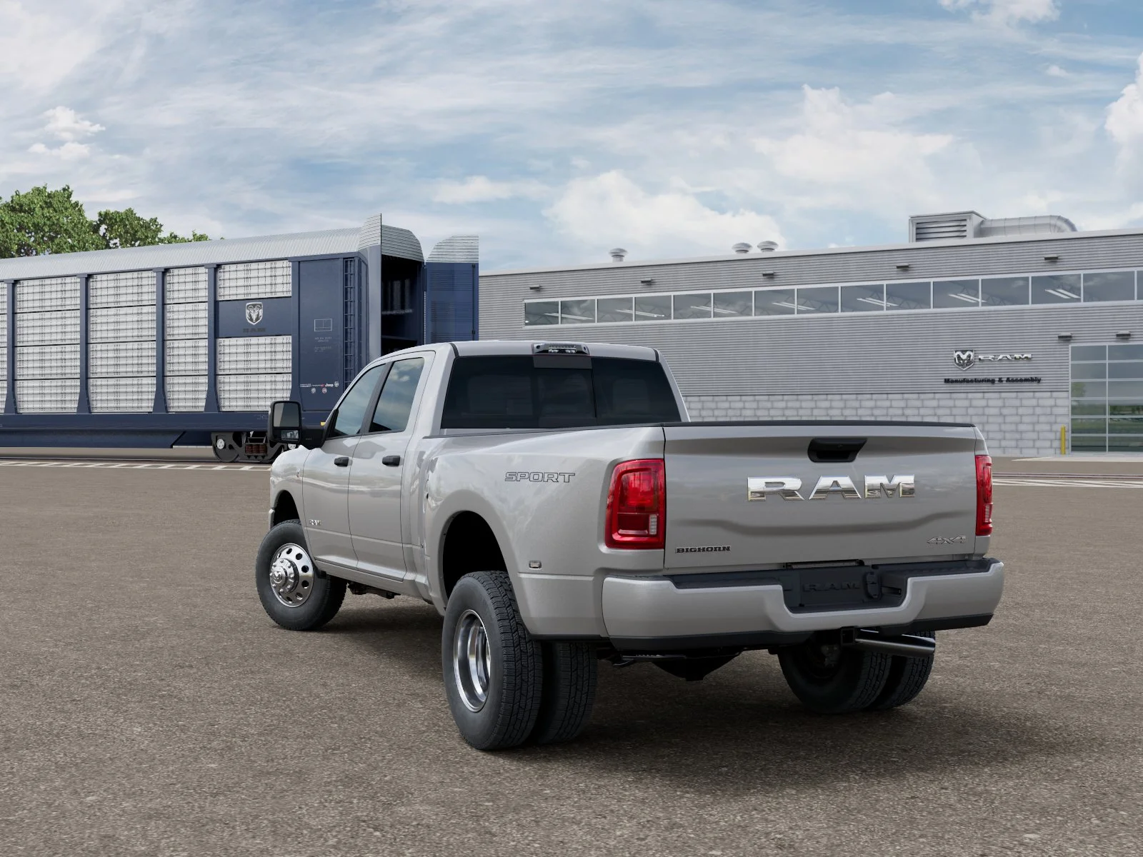 New 2026 Silver-Zynith Exterior Paint RAM BIG HORN image 3