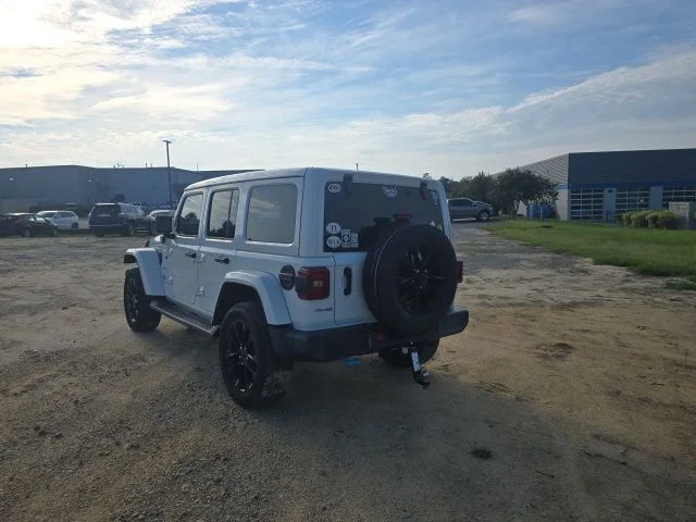 Used 2023 White Jeep Sahara 4xe image 6