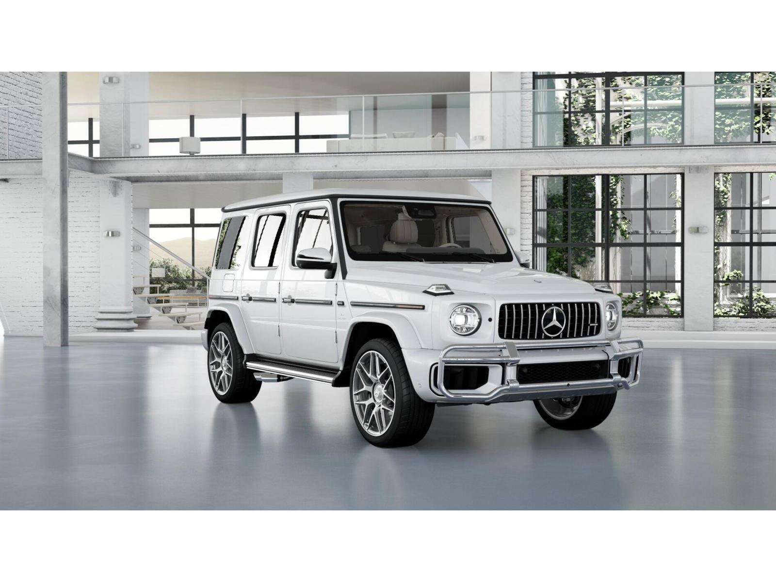 New 2027 MANUFAKTUR Moonlight White Metallic Mercedes-Benz AMG® G 63 SUV image 53
