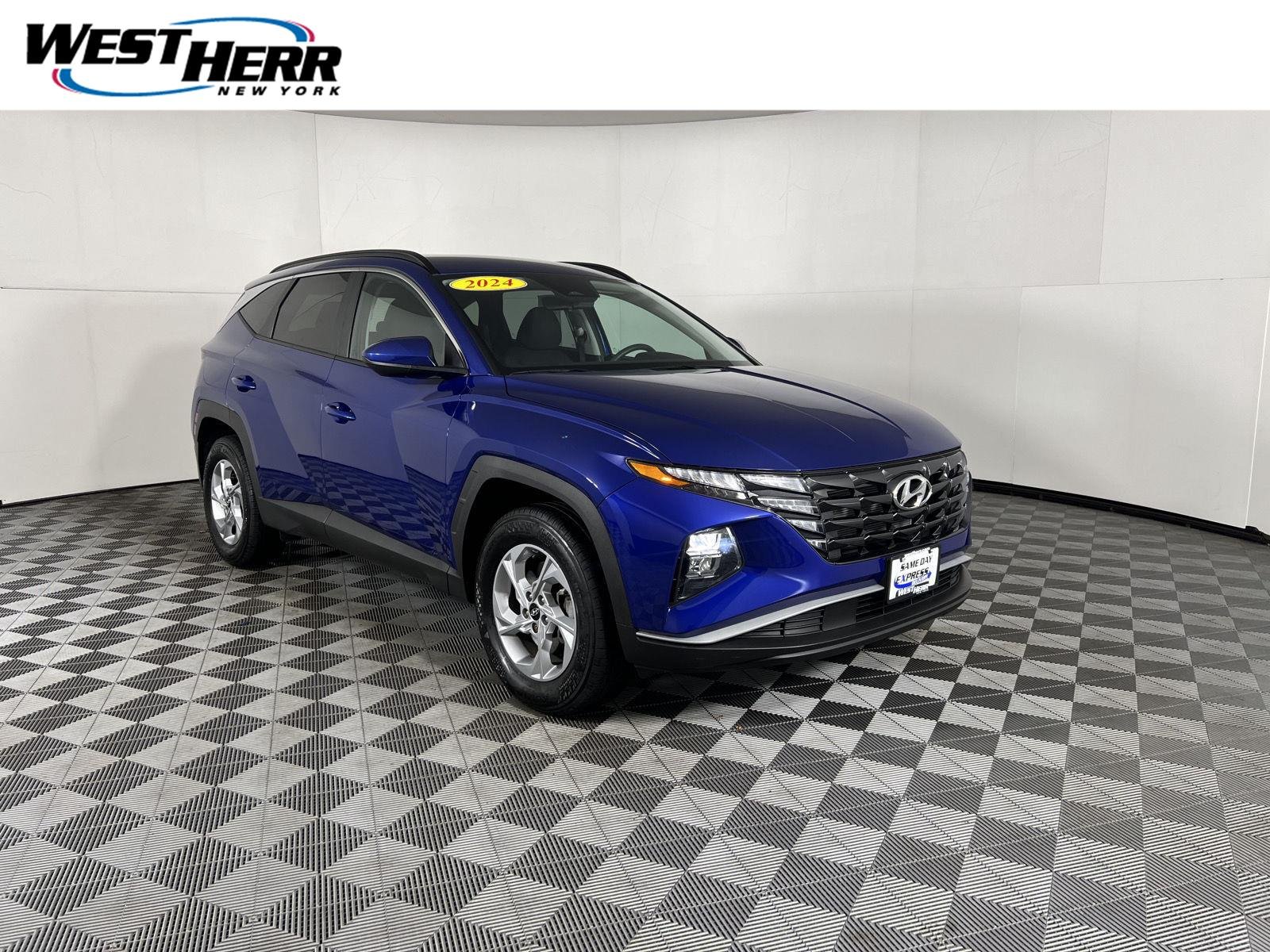Used 2024 Intense Blue Hyundai SEL image 1