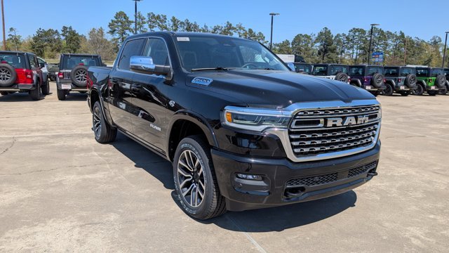 New 2026 Diamond Black Crystal Pearl-Coat Exterior Paint RAM Longhorn image 7