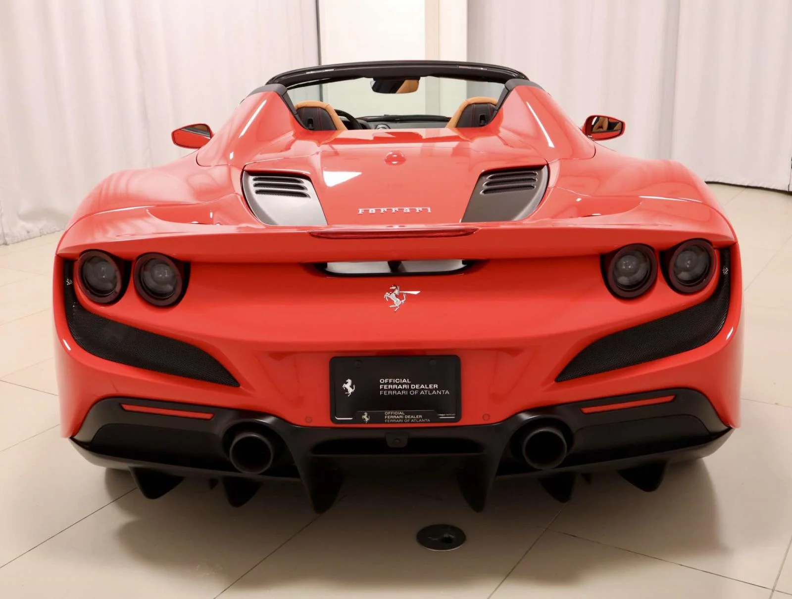Used 2022 Rosso Corsa Ferrari Convertible image 4