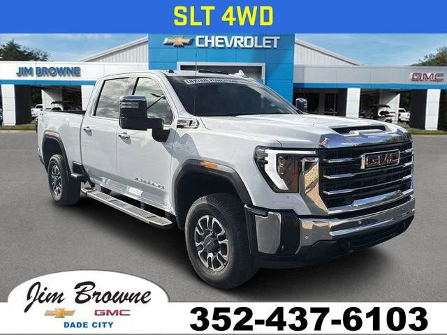 New 2026 Summit White GMC SLT image 1