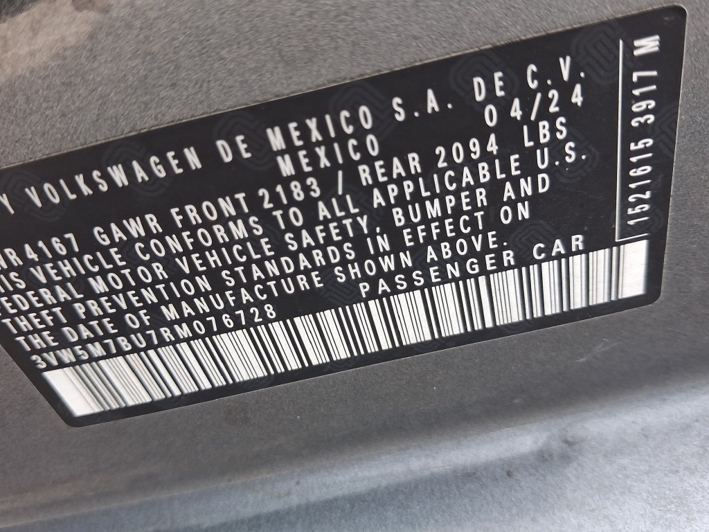 Certified Used 2024 Gray Volkswagen 1.5T S image 28