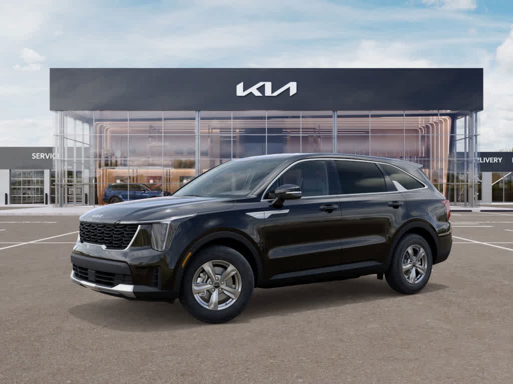 New 2025 Ebony Black Kia LX image 3