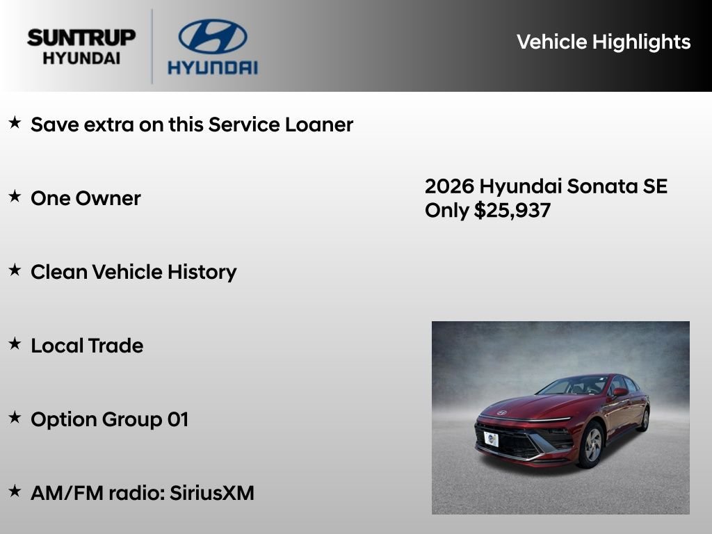 Certified Used 2026 Ultimate red Hyundai SE image 8