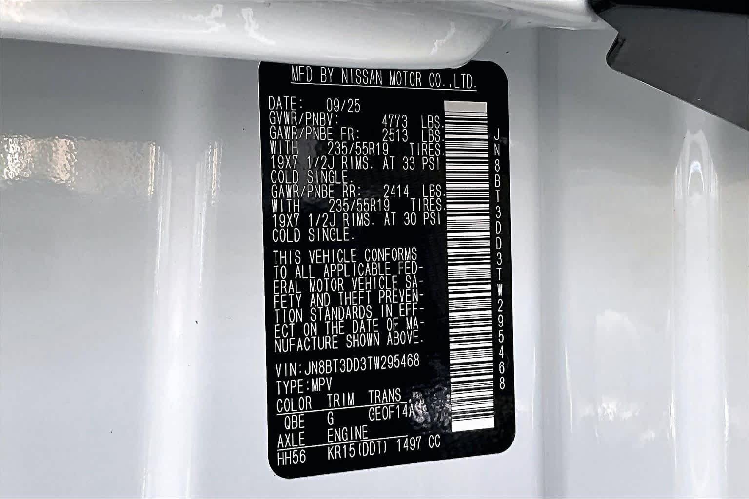New 2026 Everest White Pearl Tricoat Nissan Platinum image 22