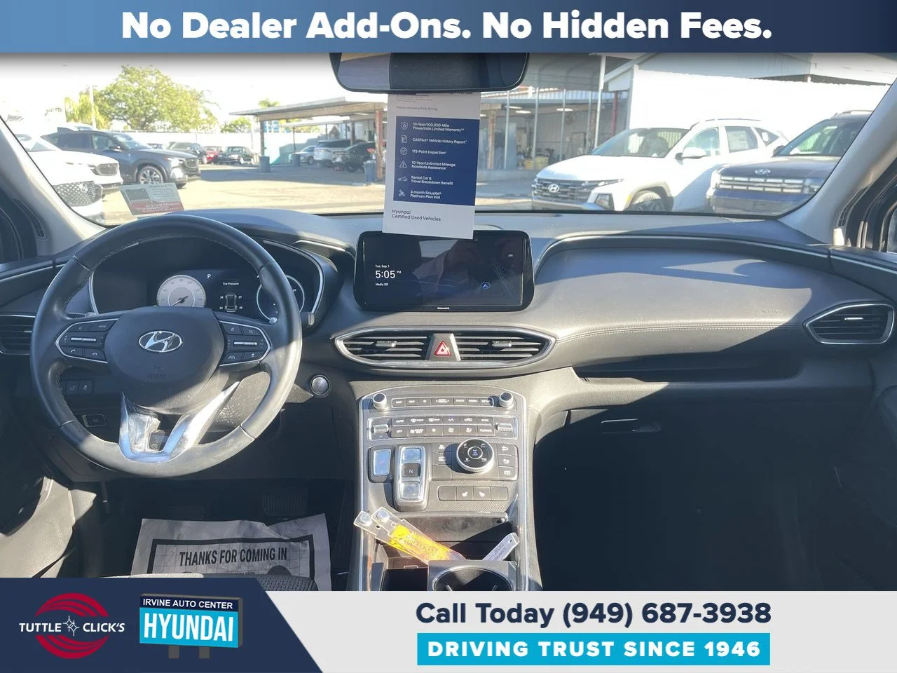 Used 2023 PORTOFINO GRAY HYUNDAI SEL CONVENIENCE image 2