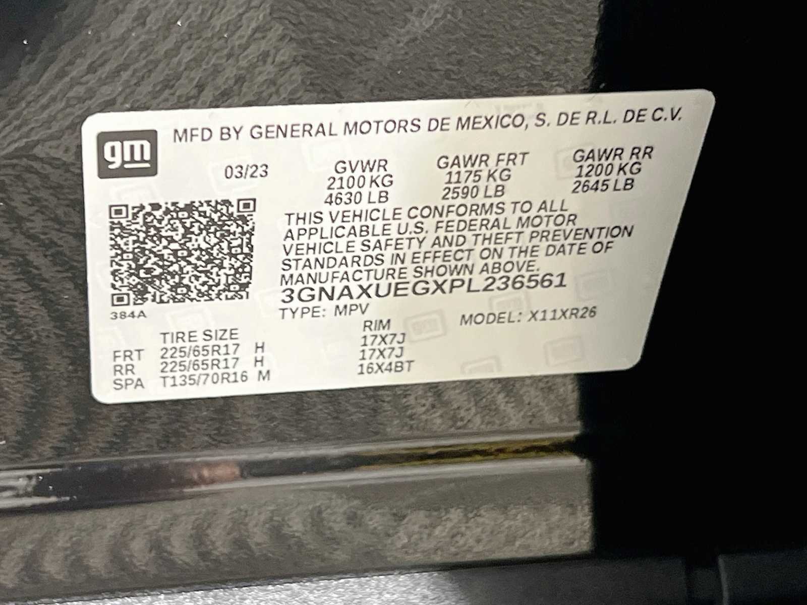 Used 2023 Mosaic Black Metallic Chevrolet LT image 30