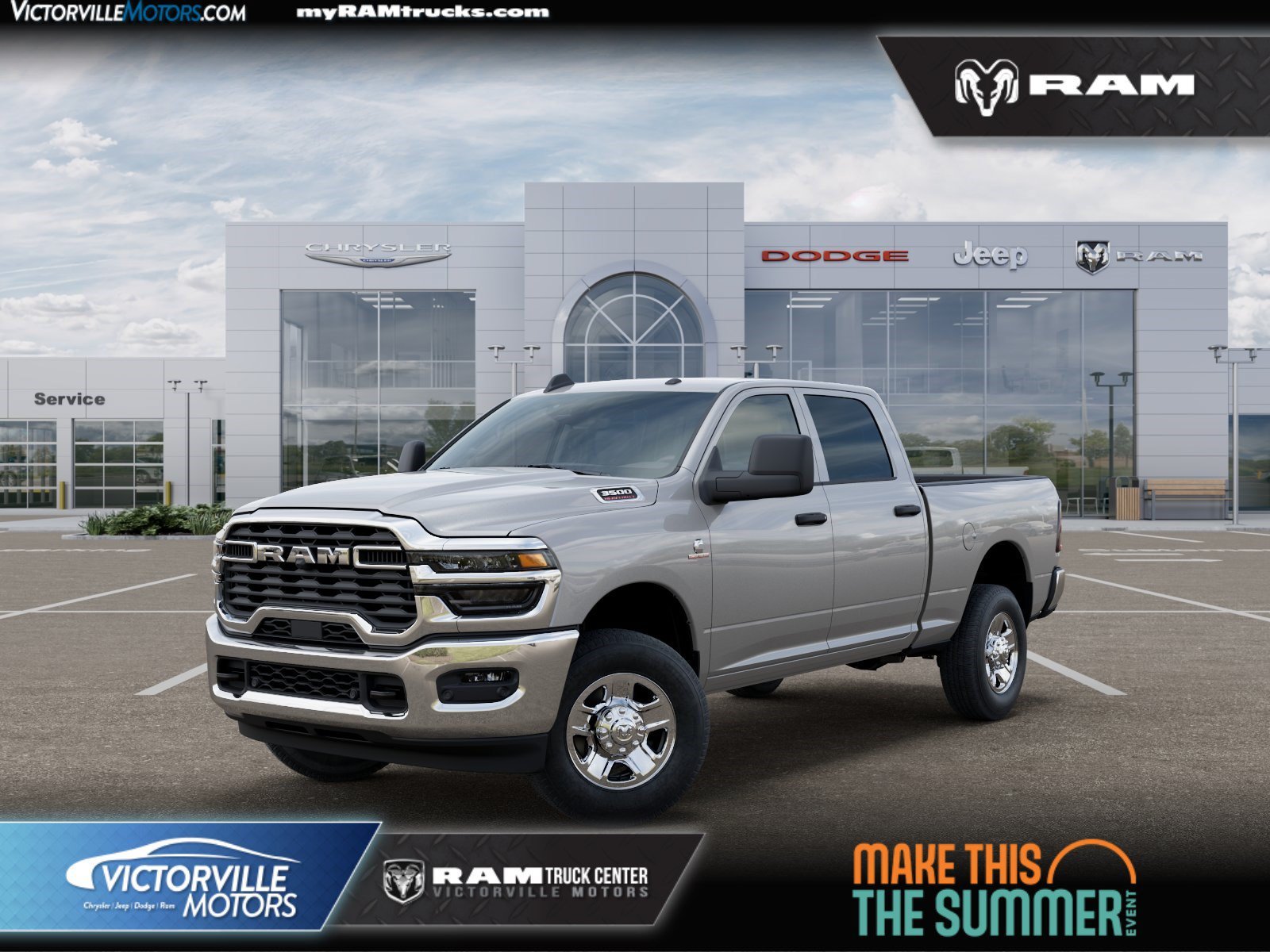 New 2026 Silver-Zynith Exterior Paint RAM Tradesman image 1
