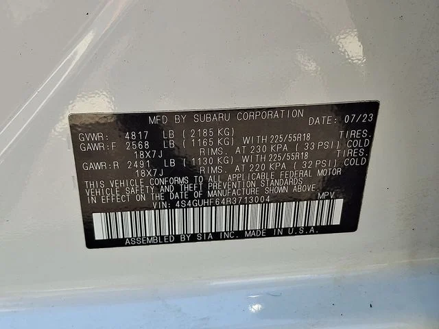 Used 2024 White Subaru Sport image 28