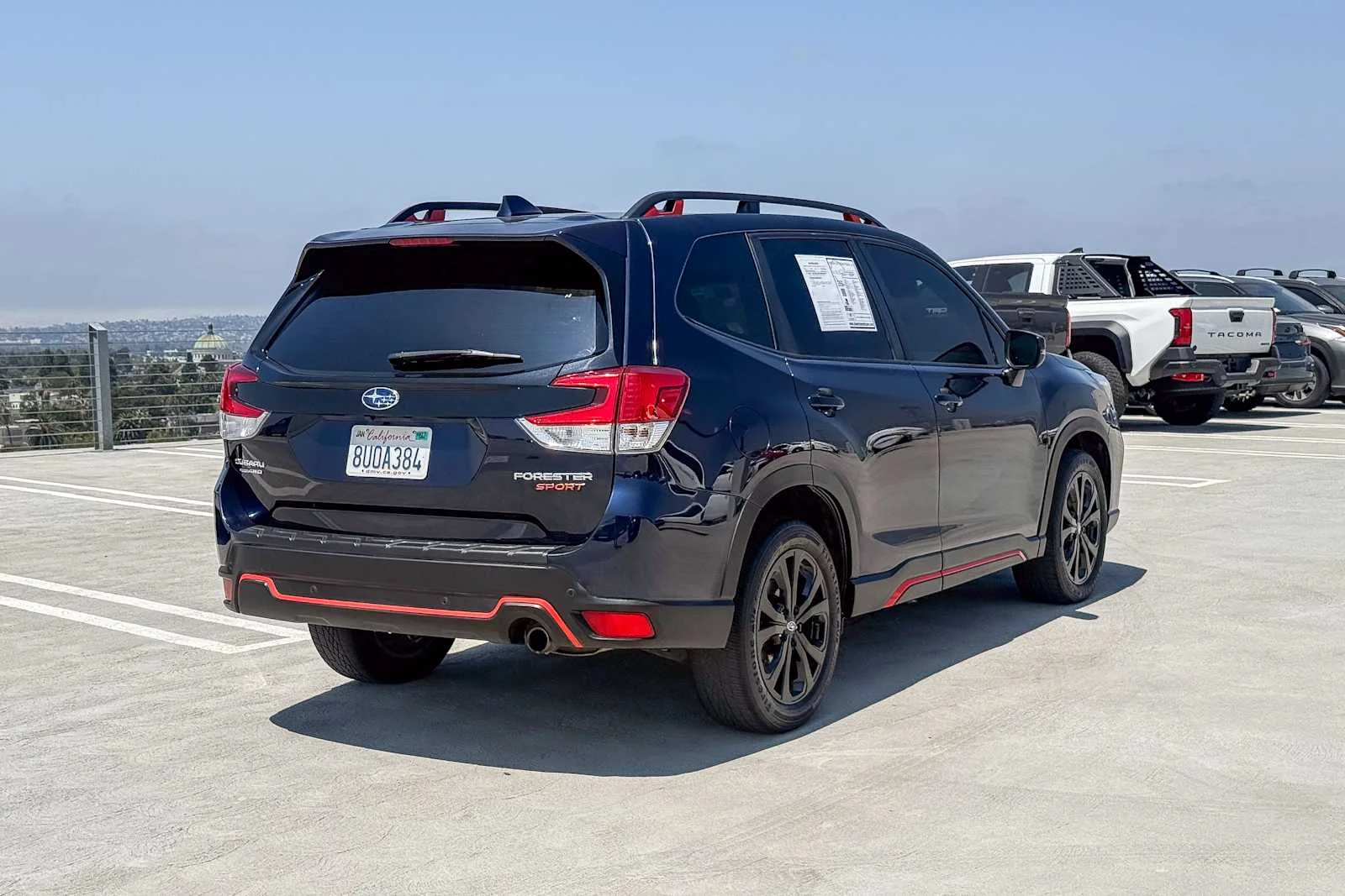 Used 2021 Dark Blue Pearl Subaru Sport image 6