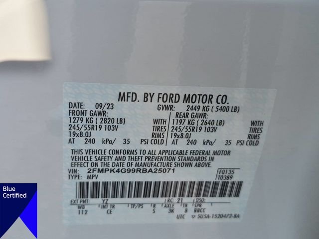 Used 2024 White Ford SE image 37