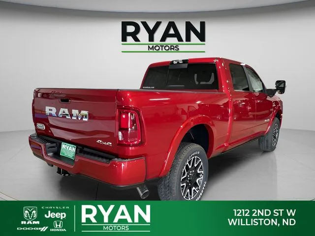 New 2026 Molten Red Pearl-Coat Exterior Paint RAM Limited Longhorn image 12