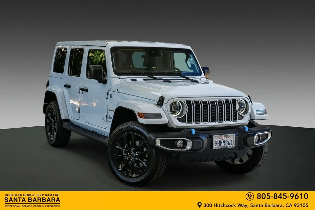 Used 2024 White Jeep Sahara 4xe image 1