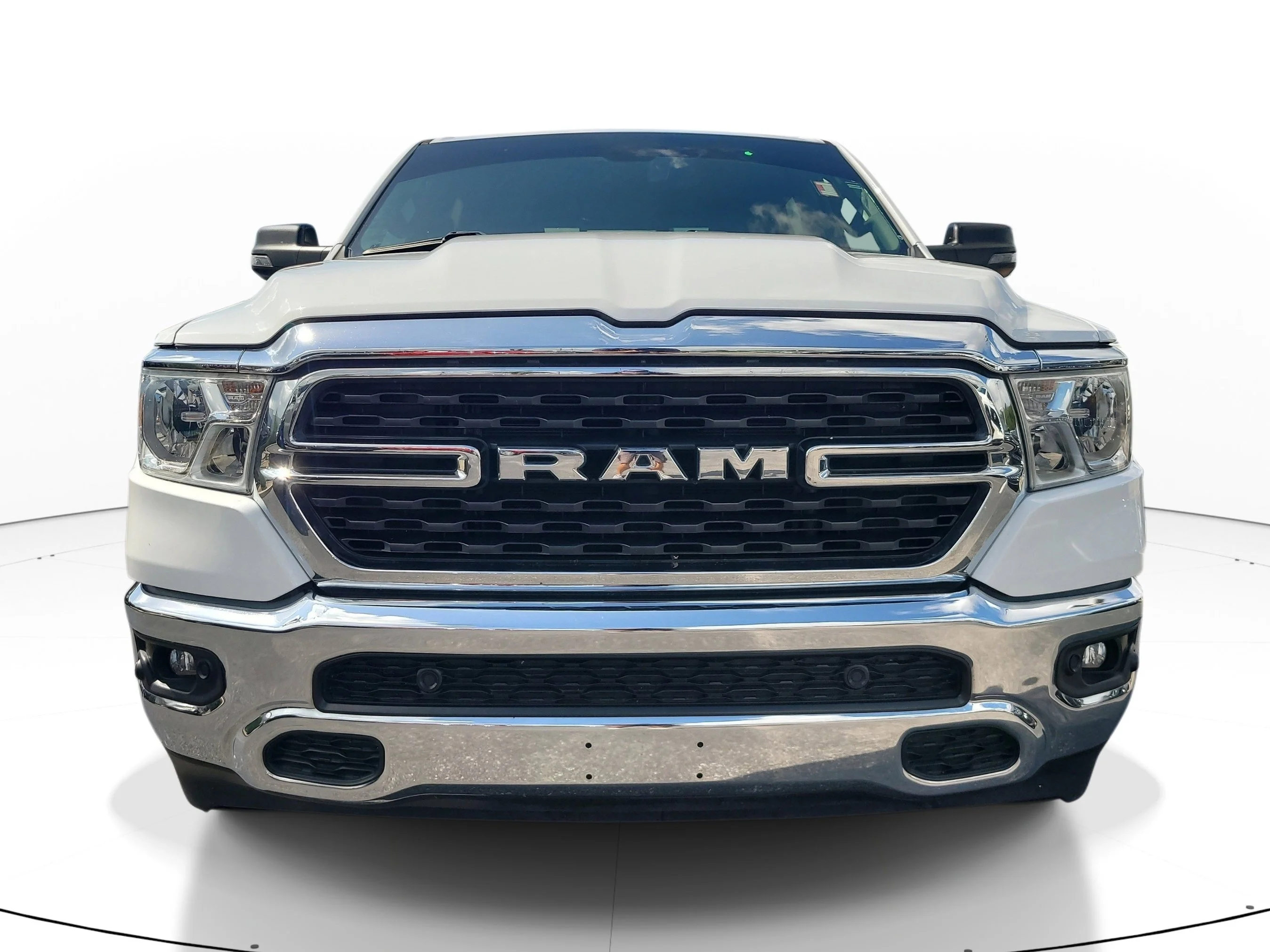 Used 2023 Bright White Clearcoat Ram Big Horn image 2