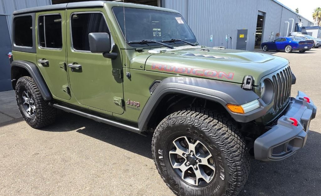 Used 2020 Green Jeep Unlimited Rubicon image 3