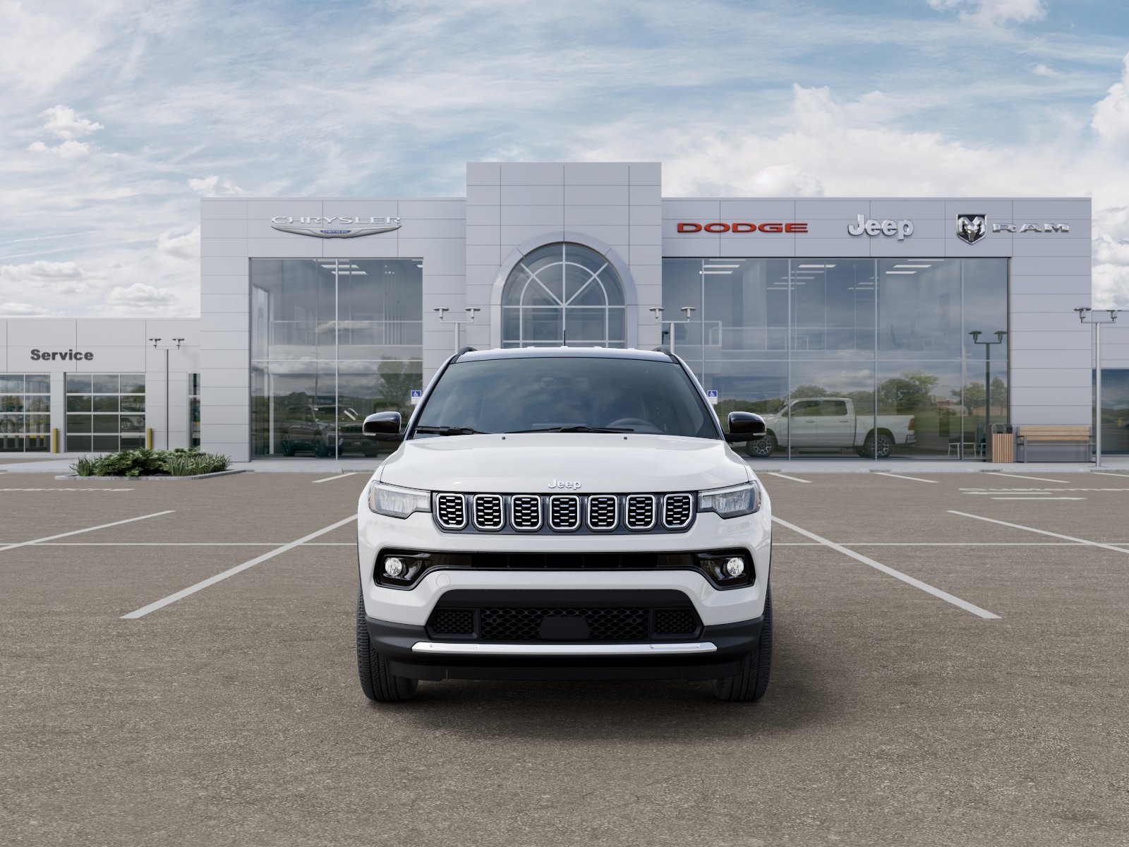 New 2026 Bright White Clear-Coat Exterior Paint Jeep Limited image 33