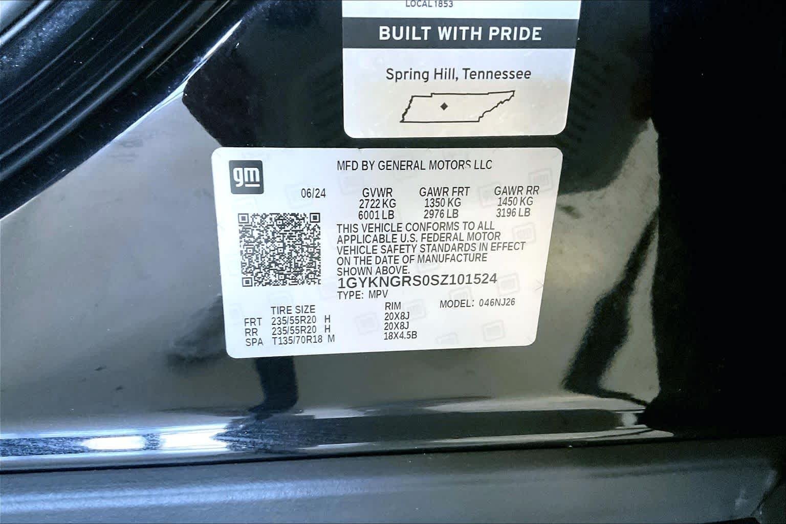 Used 2025 Stellar Black Metallic Cadillac AWD Sport image 32