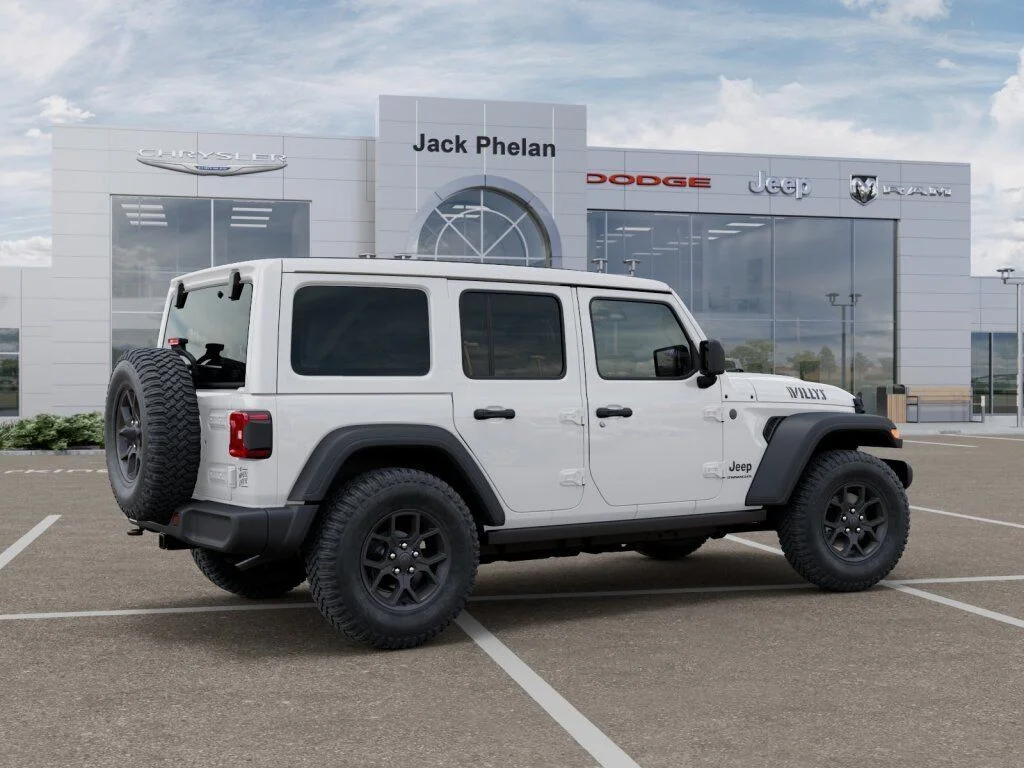 New 2026 Bright White Clear Coat Jeep Willys image 4