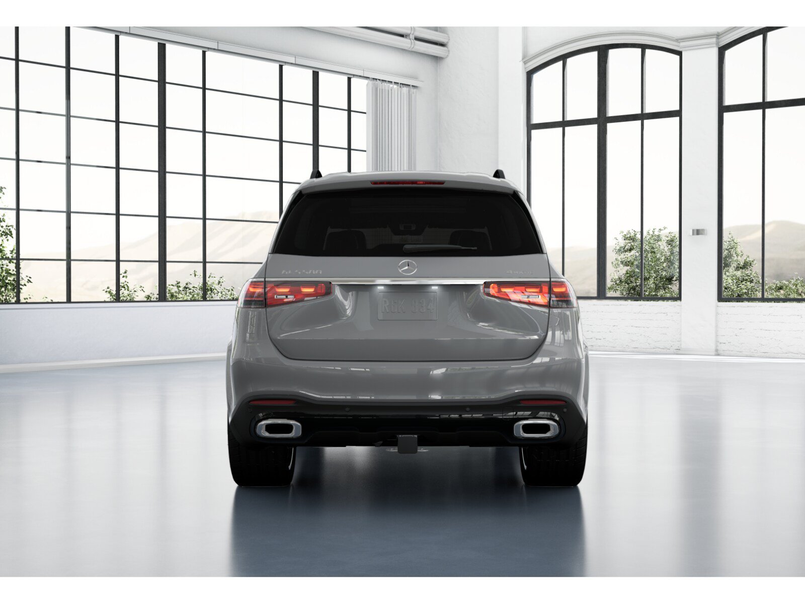 Certified Used 2024 MANUFAKTUR Alpine Grey Mercedes-Benz GLS 580 image 11