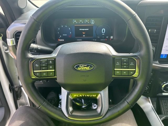 Used 2025 White Metallic Ford Platinum image 31