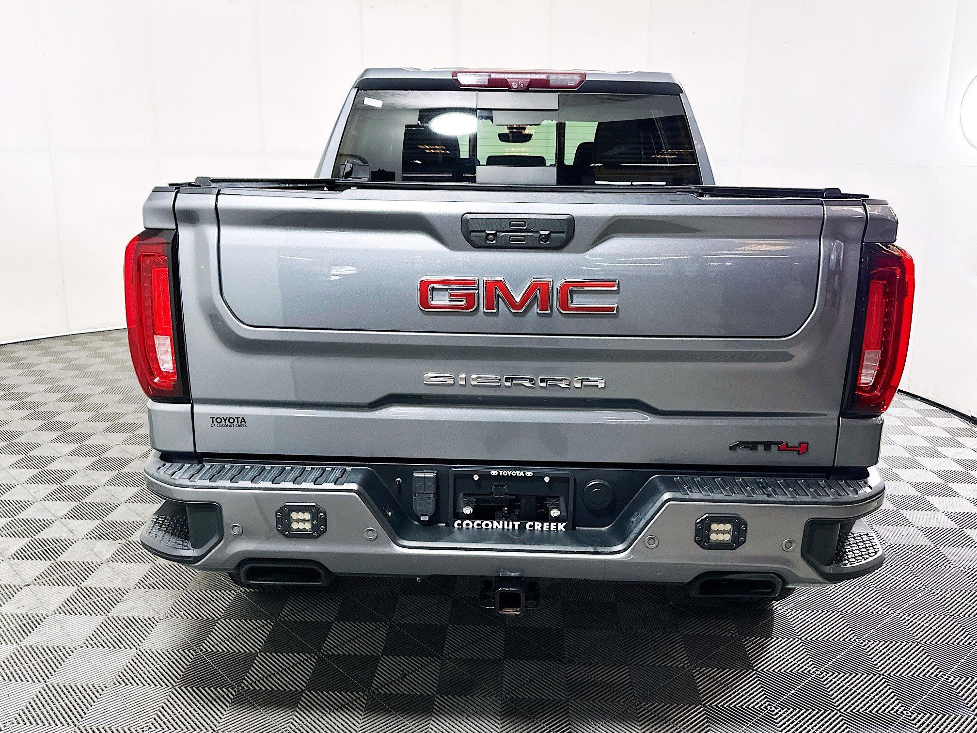 Used 2021 Satin Steel Metallic GMC AT4 image 4