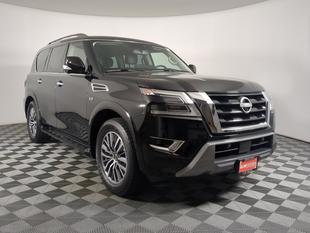 Certified Used 2022 SUPER BLACK Nissan SL image 3