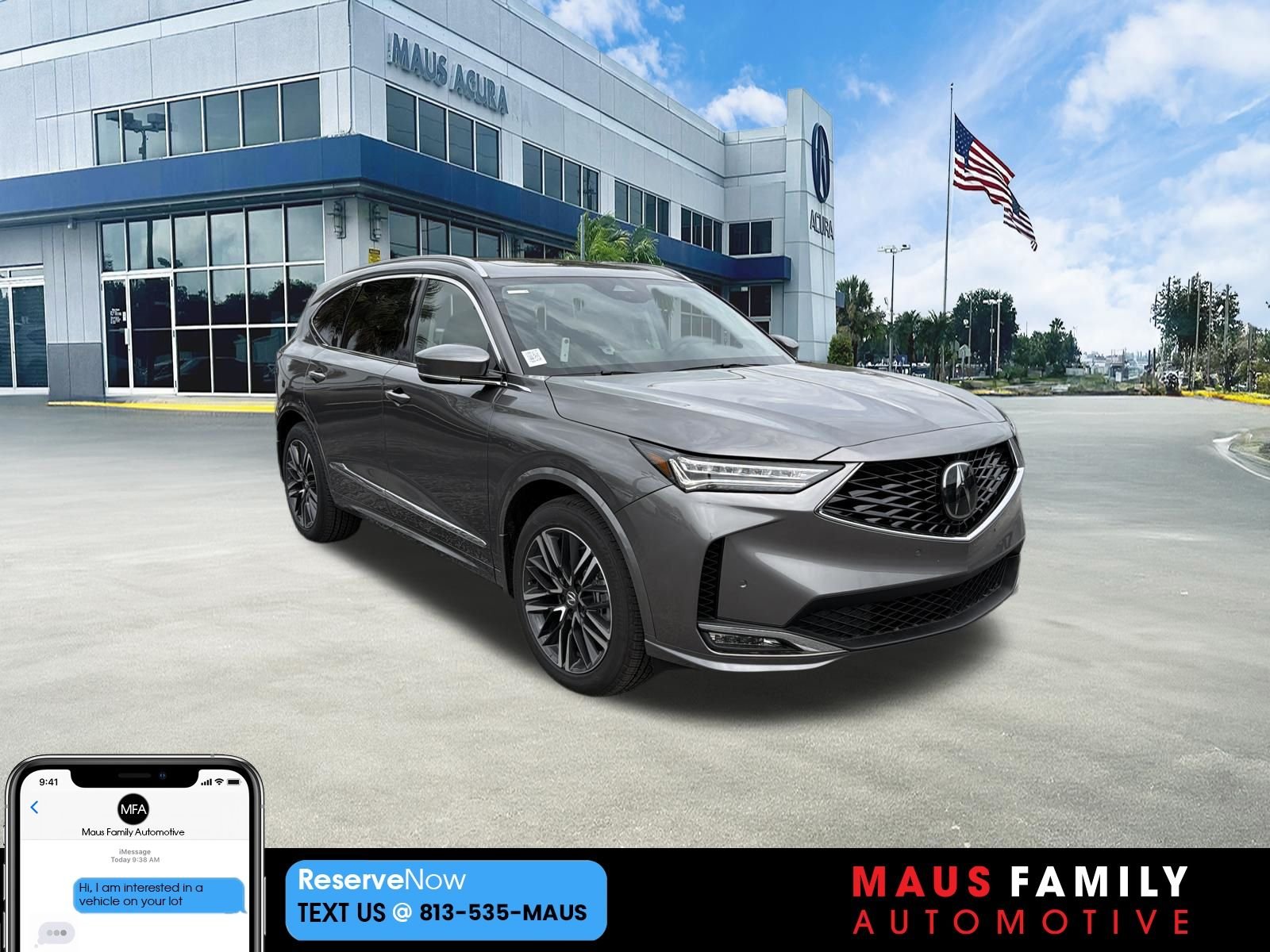 New 2026 Majestic Black Pearl Acura Advance Package image 1