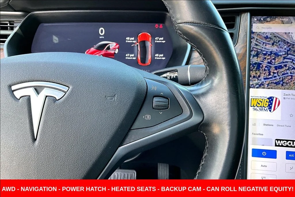 Used 2018 Red Tesla 100D image 14