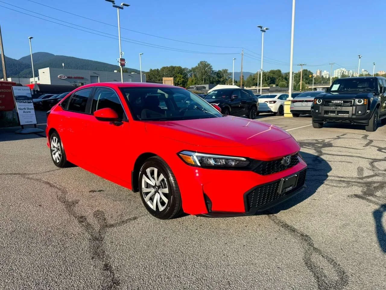 Used 2025 Rallye Red Honda LX CVT Sedan Certified Pre-Owned   One Owner   No image 6