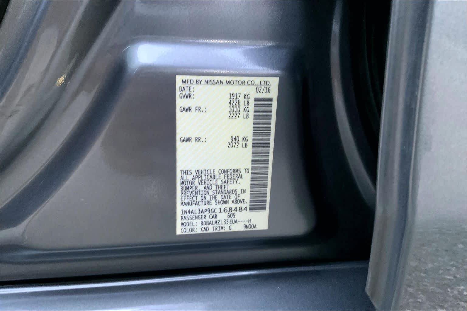 Used 2016 Gun Metallic Nissan 2.5 SV image 27
