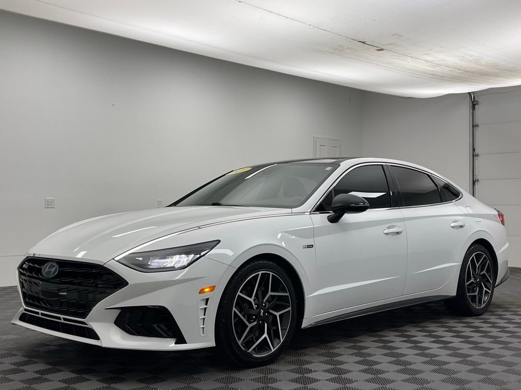 Used 2021 Quartz White Hyundai N Line image 2