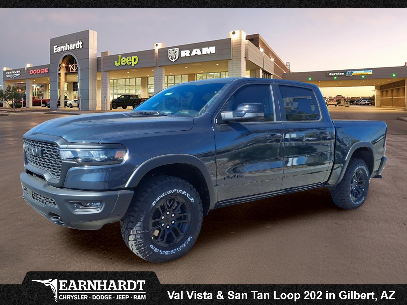 New 2026 Forged Blue Metallic Exterior Paint RAM Rebel image 1