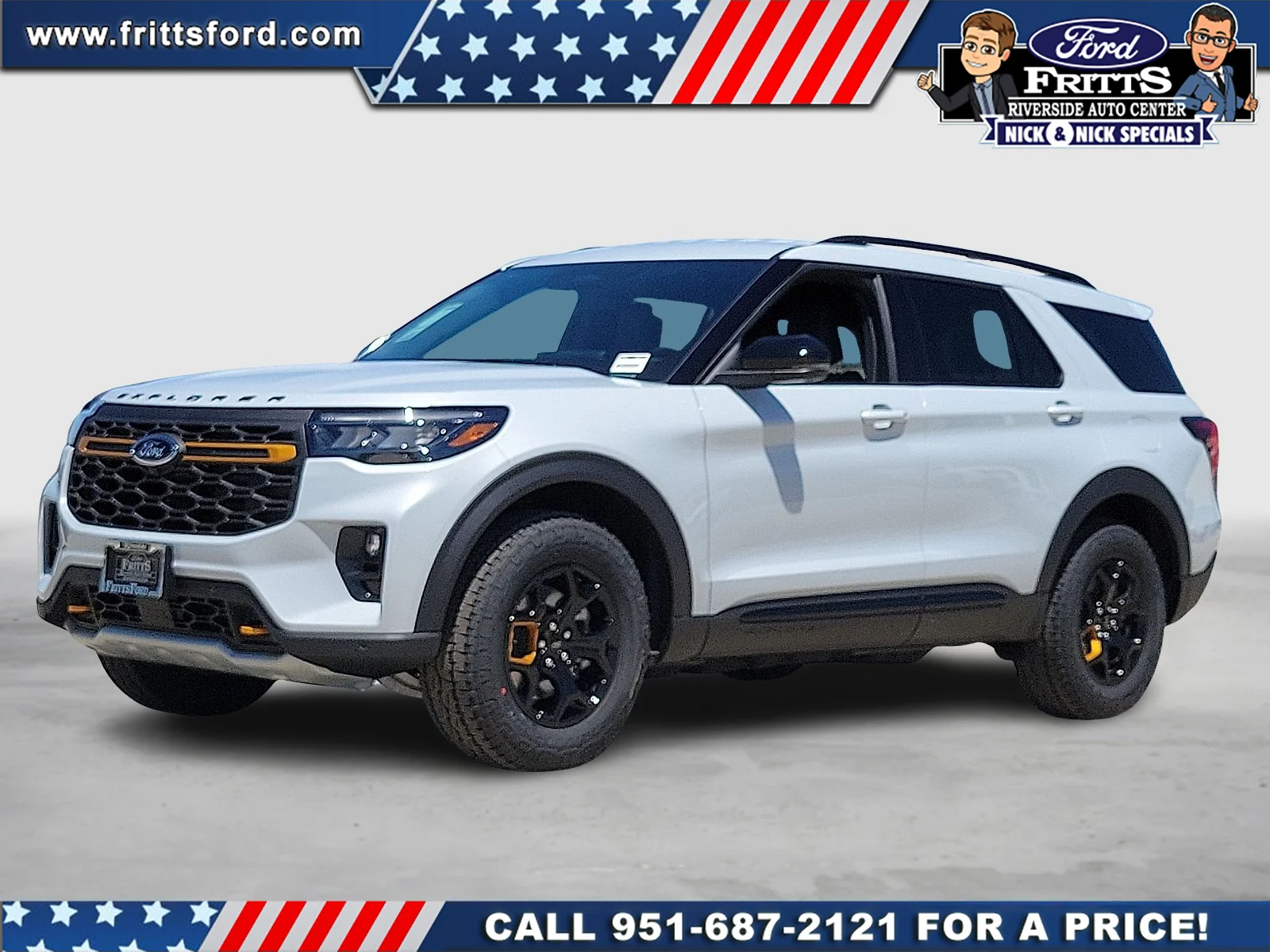 New 2026 Space White Metallic Ford Tremor® image 1
