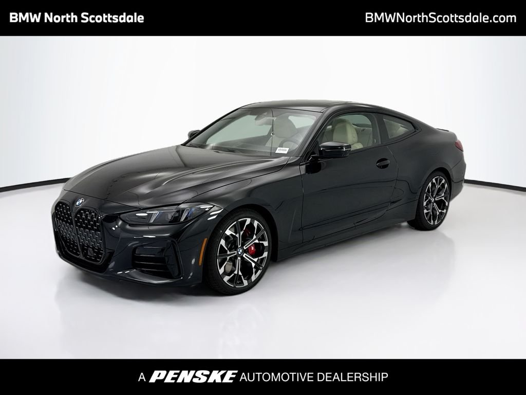 New 2027 Black Sapphire Metallic BMW 430i image 1