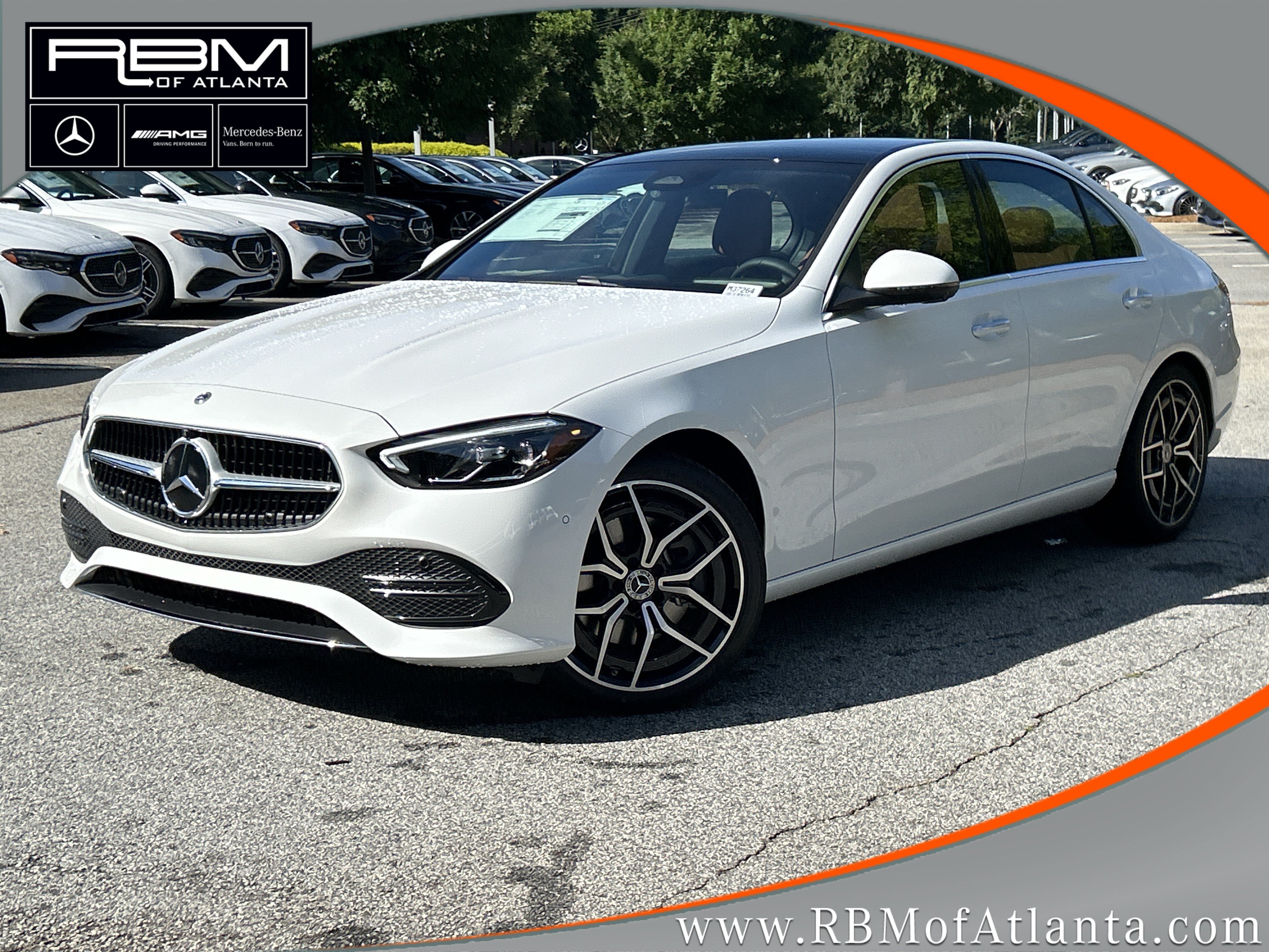 New 2026 MANUFAKTUR Moonlight White Metallic Mercedes-Benz C 300 Sedan image 1