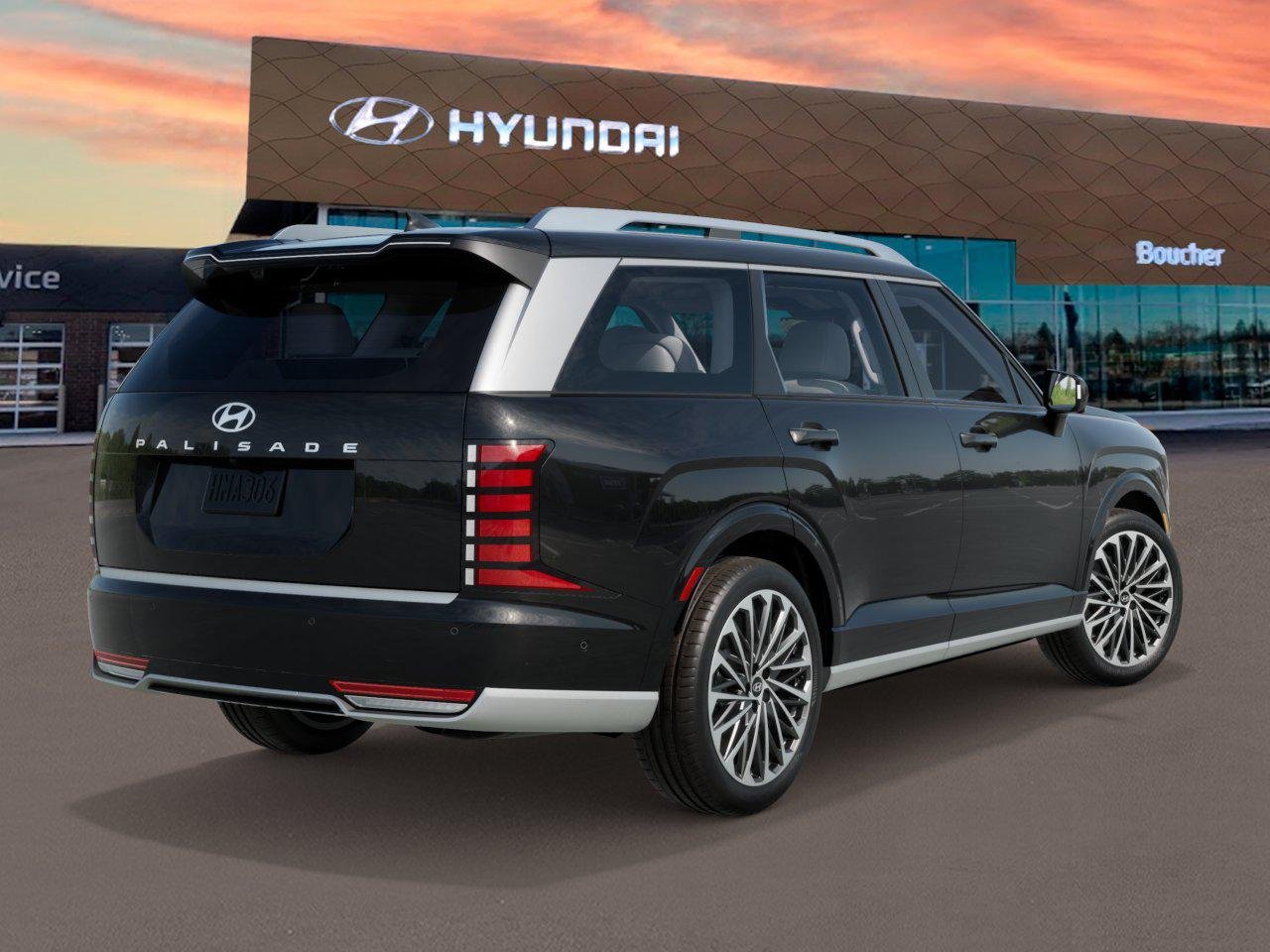New 2026 Abyss Black Pearl Hyundai Calligraphy FWD image 4