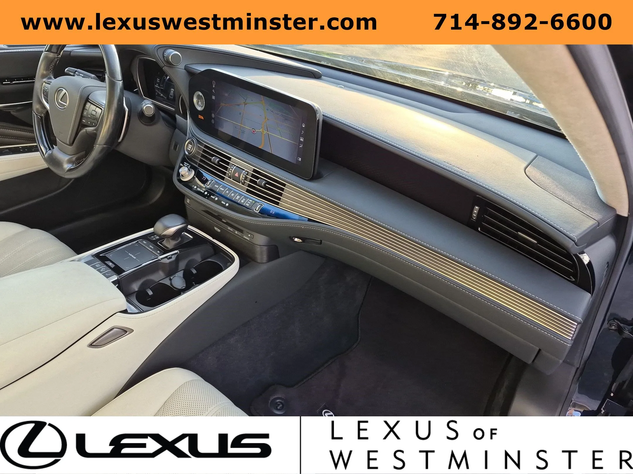 Certified Used 2021 Blue Lexus LS 500 image 6