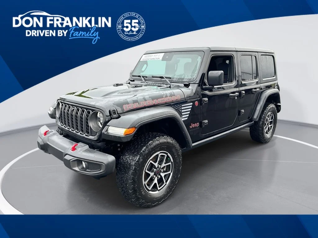 Used 2024 Black Jeep Rubicon image 1