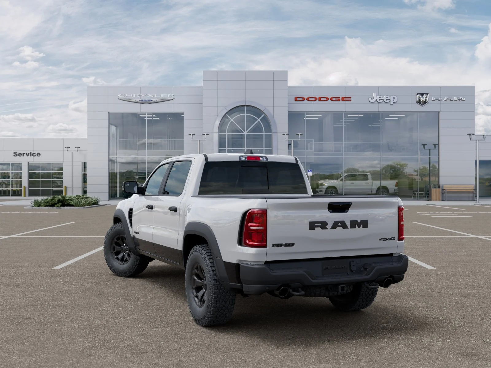 New 2026 Bright White Clear-Coat Exterior Paint RAM RHO image 30