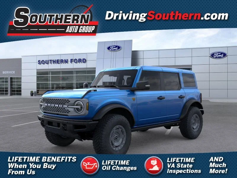 New 2025 Velocity Blue Metallic Ford Badlands image 1
