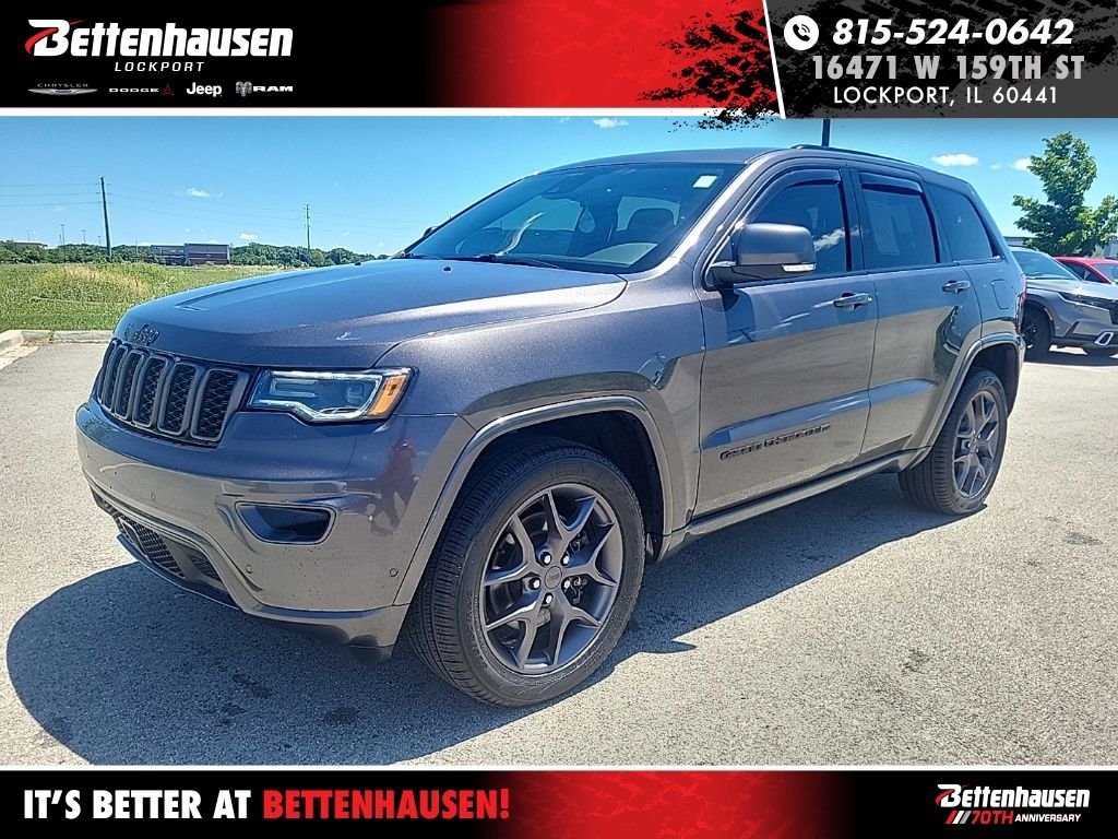 Certified Used 2021 Gray Jeep Limited image 1