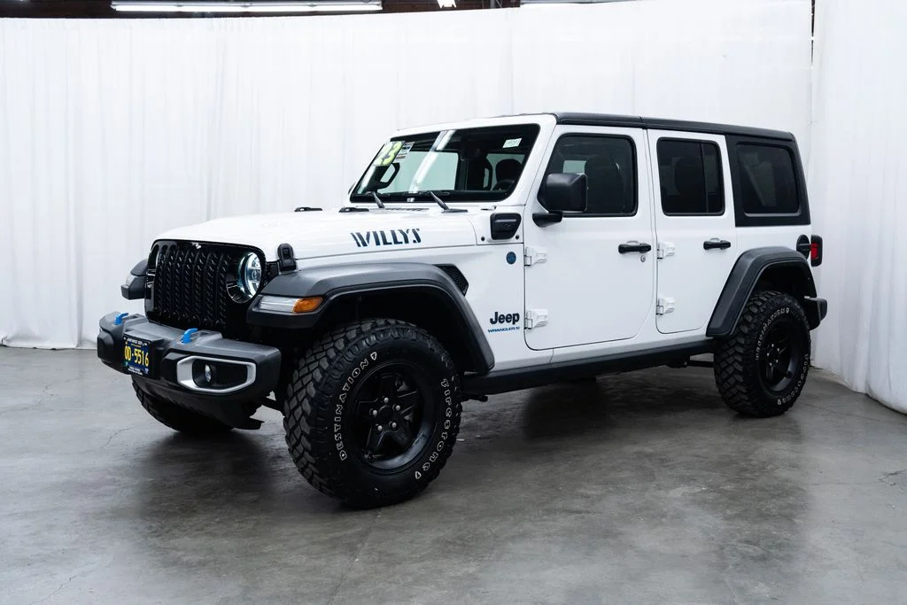 Used 2023 White Jeep Willys 4xe image 3