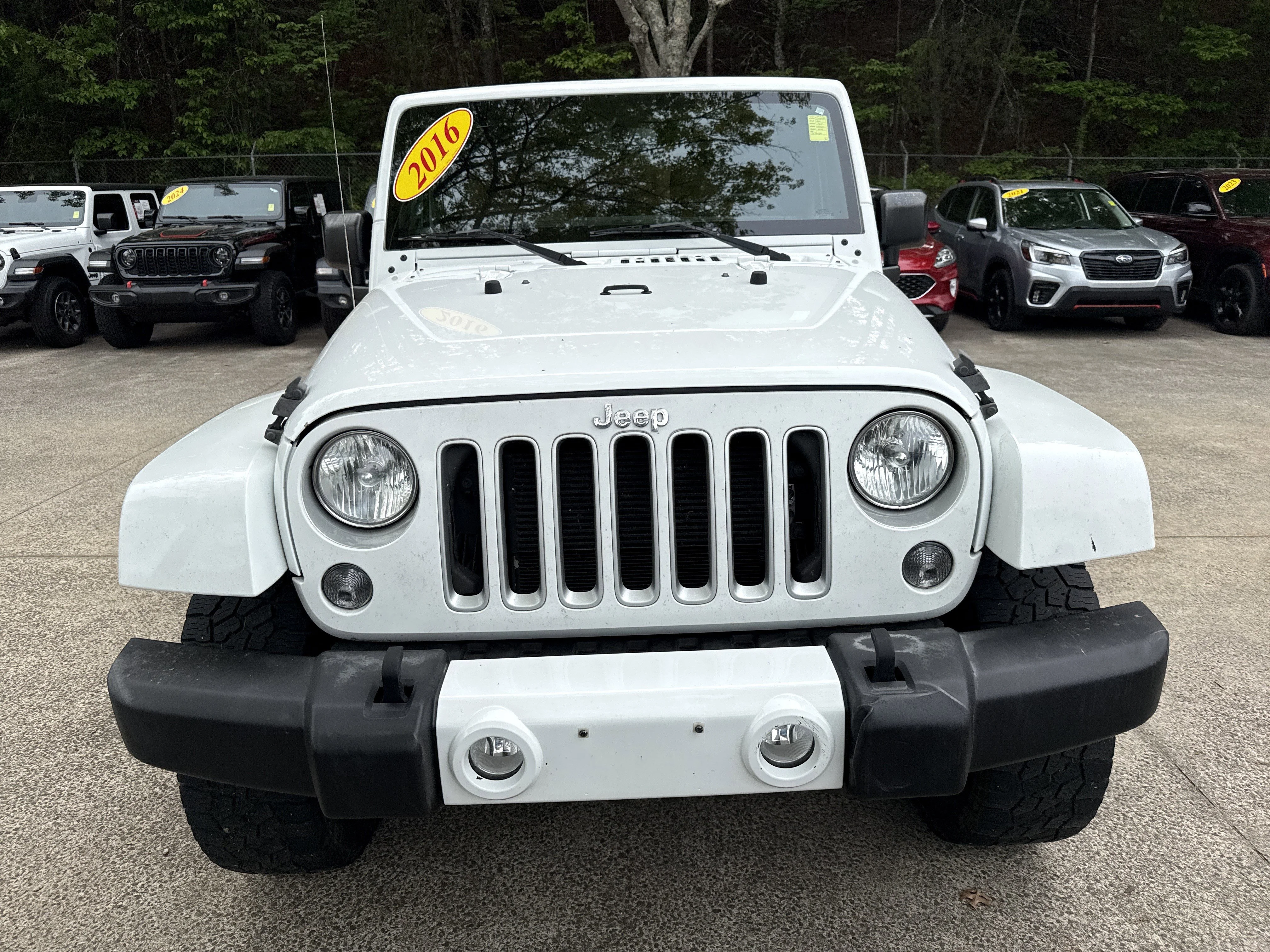 Used 2016 Jeep Wrangler Unlimited Sahara with VIN 1C4BJWEG7GL131904 for sale in Jasper, GA