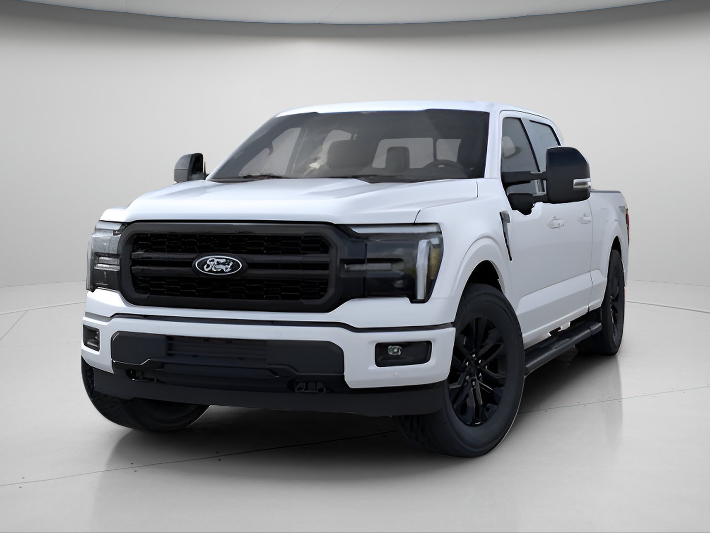New 2026 Star White Metallic Tri-Coat Ford LARIAT image 2