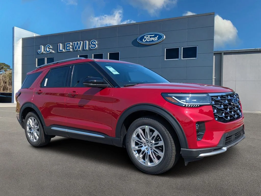 New 2026 Rapid Red Metallic Tinted Clearcoat Ford Platinum image 1