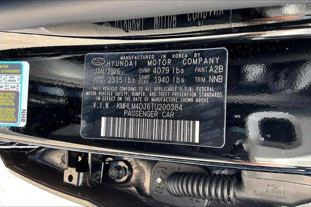 New 2026 Abyss Black Hyundai SEL Sport image 15