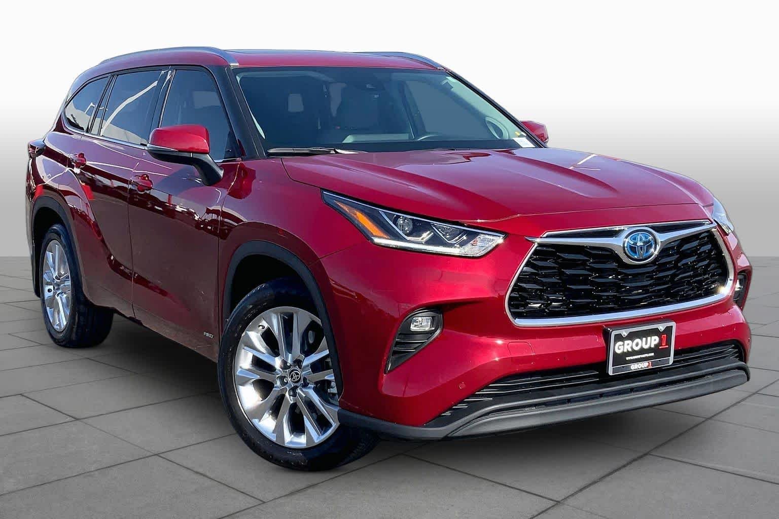 Used 2024 Ruby Flare Pearl Toyota Hybrid Limited image 3
